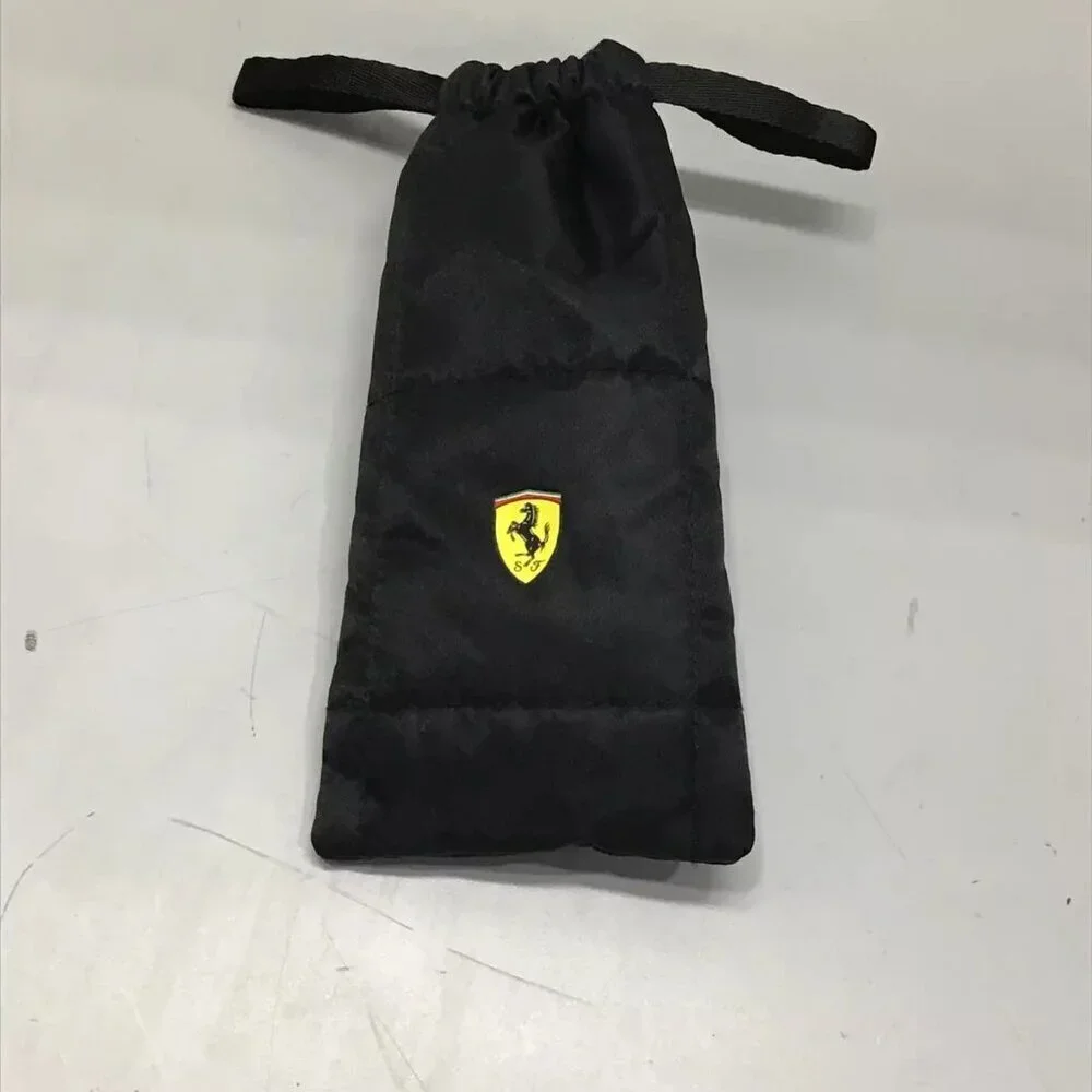 NEW Ferrari Scuderia FZ 8006 501 53-18-145 Black Eyeglass Frames With Demo Lens